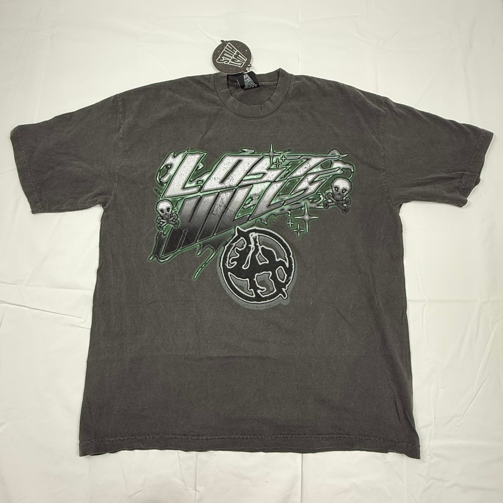 Lost Hills Mens Graphic T-Shirt XL  Skull Streetwear Made in USA